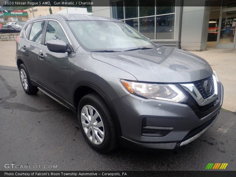 Gun Metallic / Charcoal 2020 Nissan Rogue S AWD
