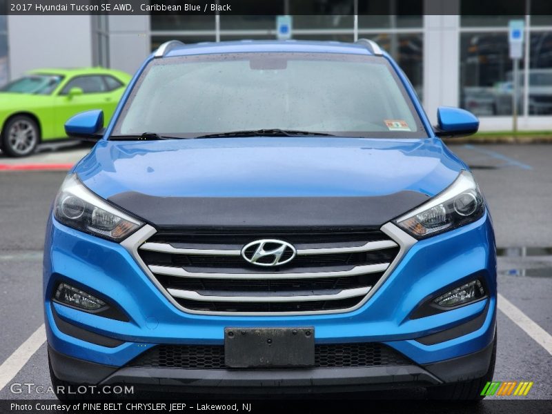 Caribbean Blue / Black 2017 Hyundai Tucson SE AWD