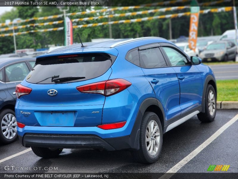 Caribbean Blue / Black 2017 Hyundai Tucson SE AWD