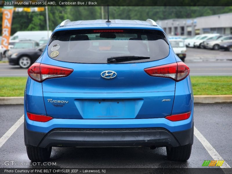 Caribbean Blue / Black 2017 Hyundai Tucson SE AWD