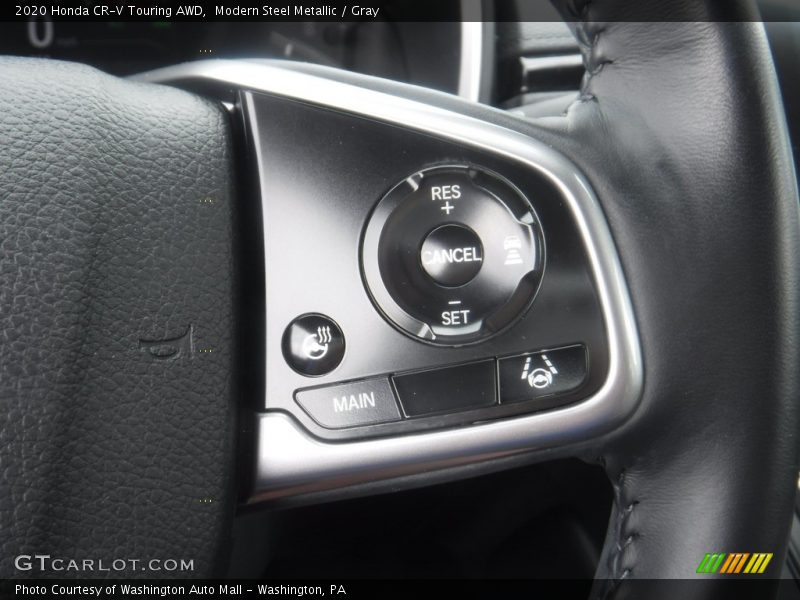 Modern Steel Metallic / Gray 2020 Honda CR-V Touring AWD