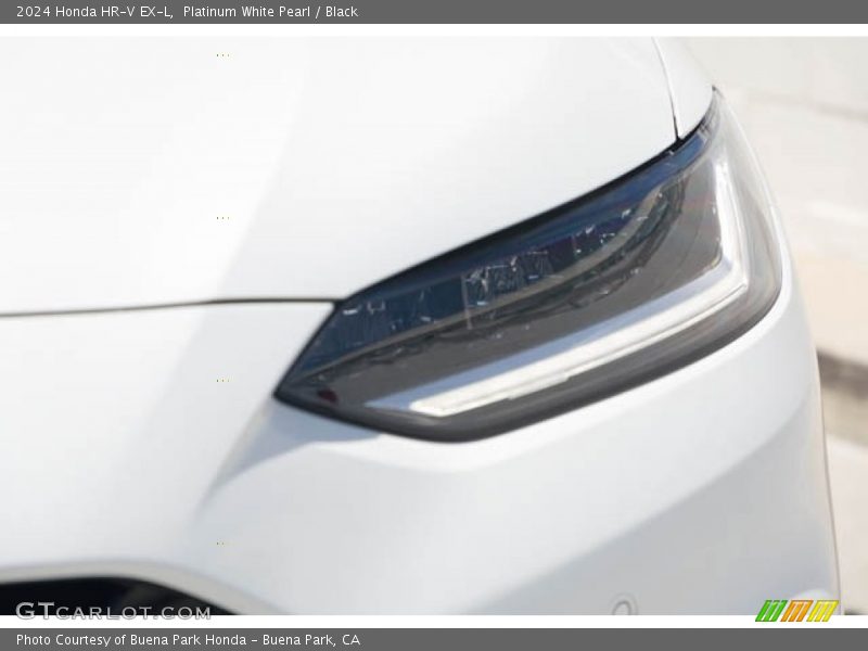 Platinum White Pearl / Black 2024 Honda HR-V EX-L