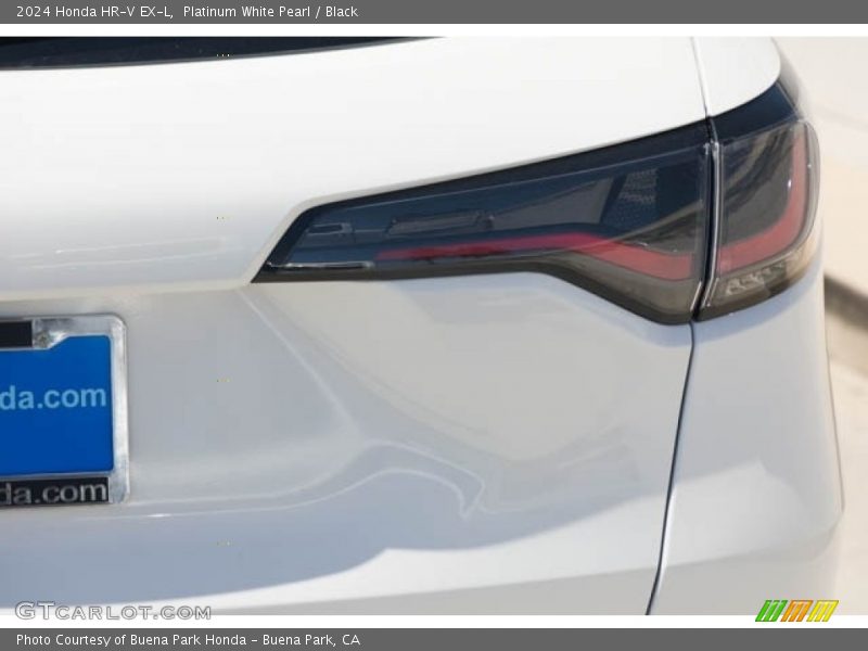 Platinum White Pearl / Black 2024 Honda HR-V EX-L