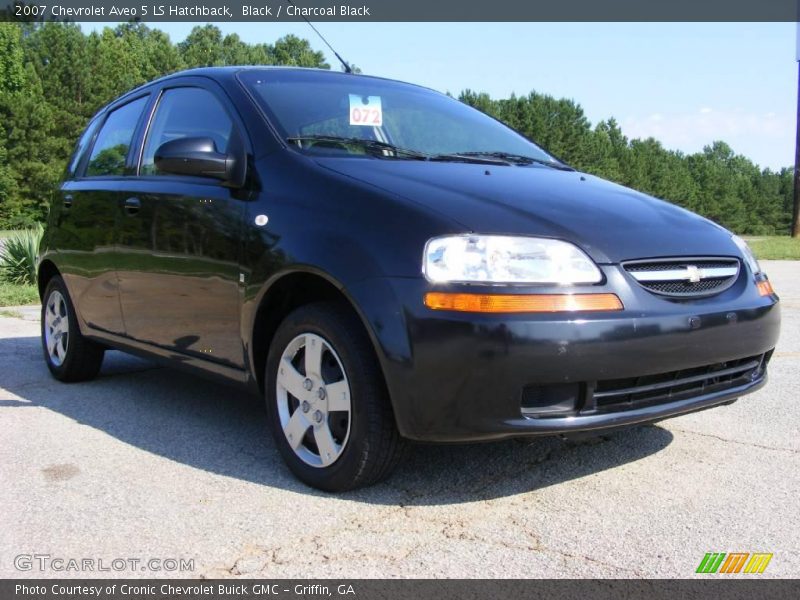 Black / Charcoal Black 2007 Chevrolet Aveo 5 LS Hatchback