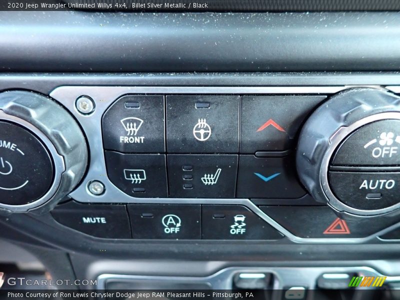 Billet Silver Metallic / Black 2020 Jeep Wrangler Unlimited Willys 4x4