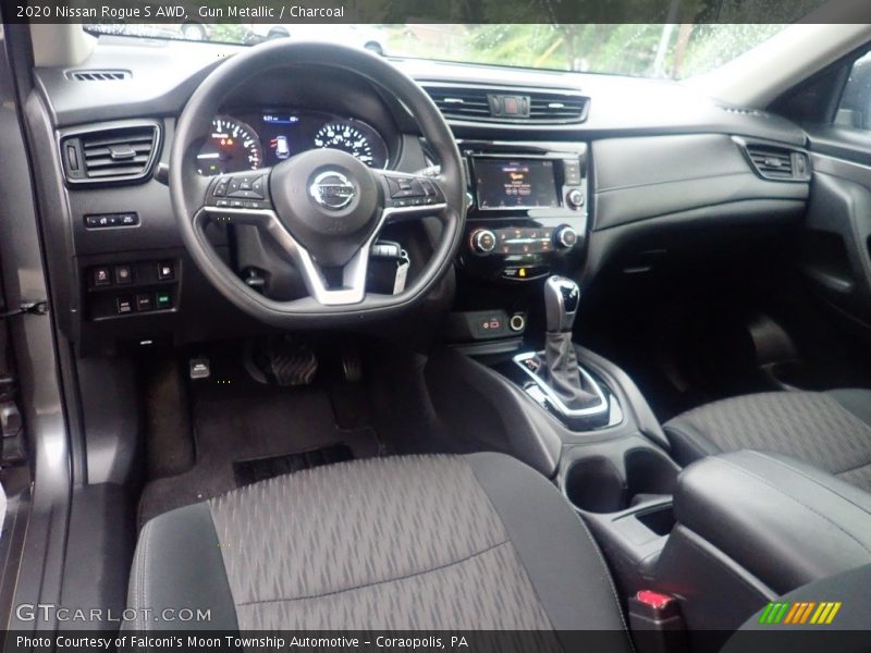 Gun Metallic / Charcoal 2020 Nissan Rogue S AWD