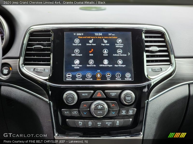 Granite Crystal Metallic / Black 2020 Jeep Grand Cherokee Limited 4x4
