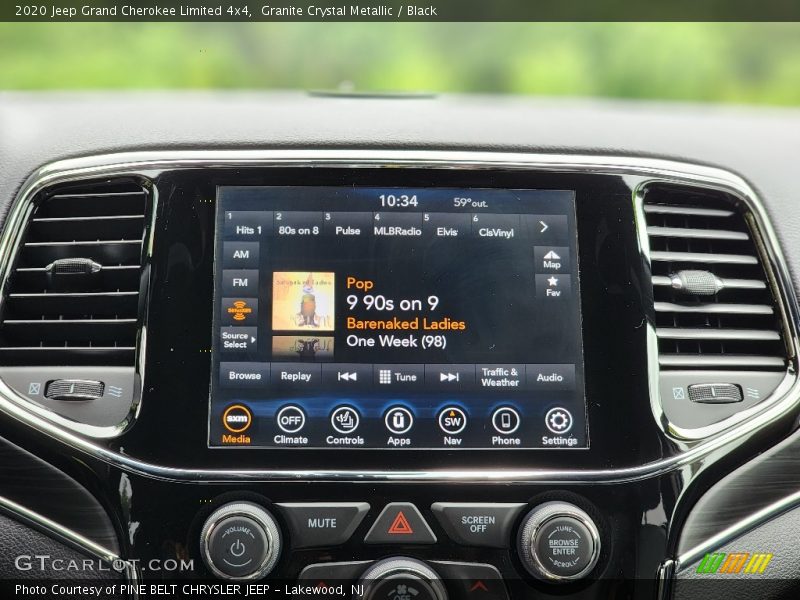 Granite Crystal Metallic / Black 2020 Jeep Grand Cherokee Limited 4x4