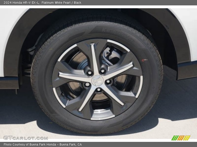 Platinum White Pearl / Black 2024 Honda HR-V EX-L