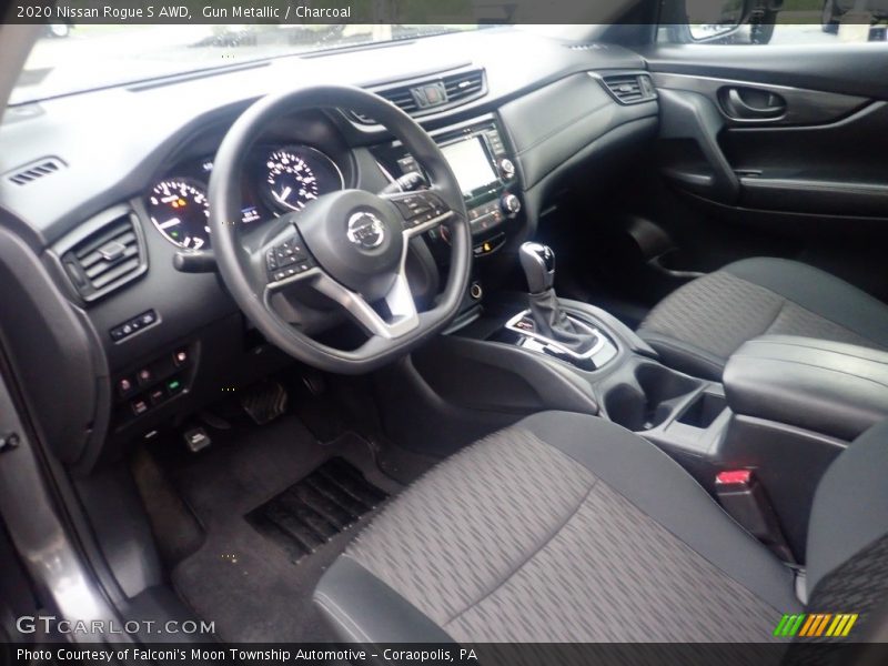 Gun Metallic / Charcoal 2020 Nissan Rogue S AWD