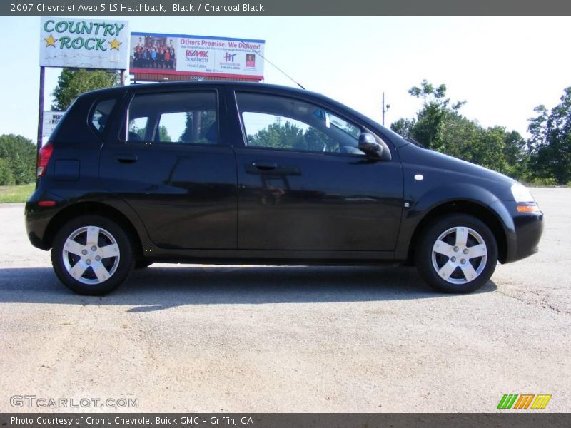 Black / Charcoal Black 2007 Chevrolet Aveo 5 LS Hatchback