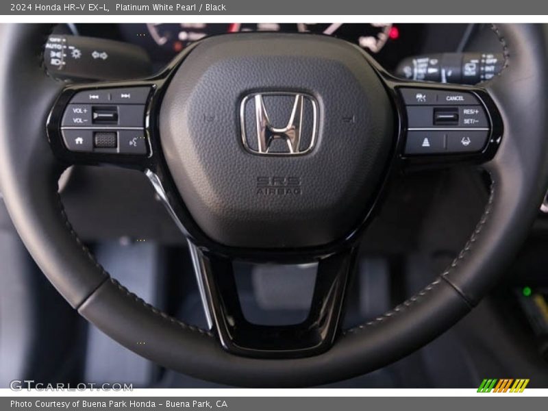 Platinum White Pearl / Black 2024 Honda HR-V EX-L