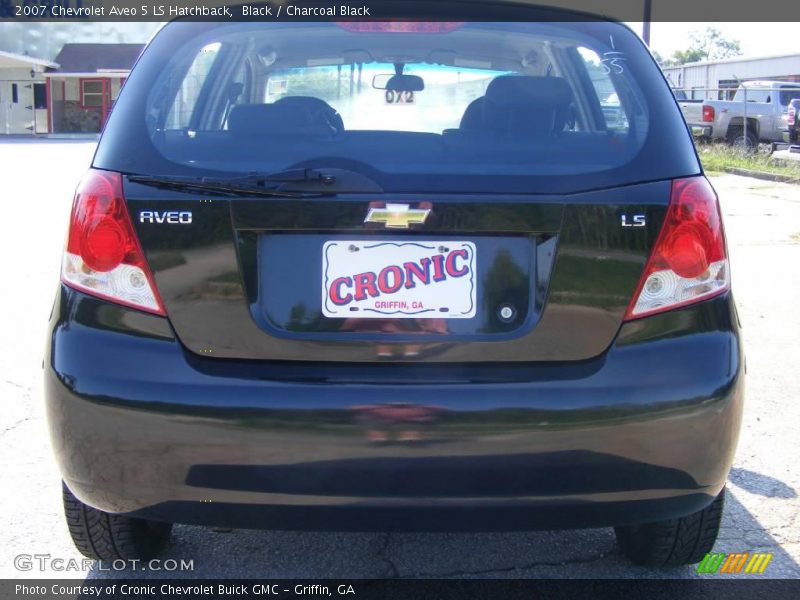 Black / Charcoal Black 2007 Chevrolet Aveo 5 LS Hatchback