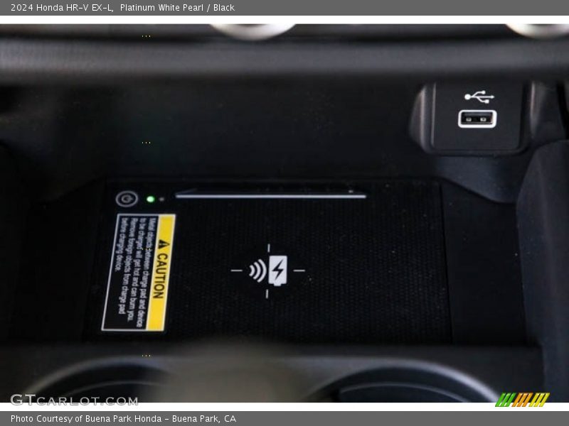 Platinum White Pearl / Black 2024 Honda HR-V EX-L