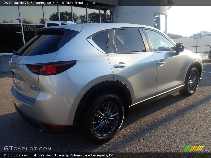 Sonic Silver Metallic / Black 2019 Mazda CX-5 Touring AWD