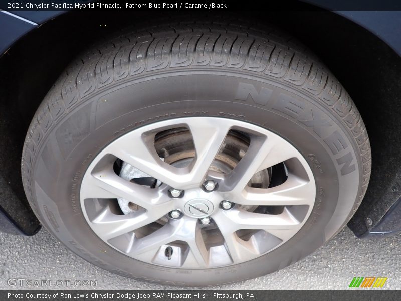 Fathom Blue Pearl / Caramel/Black 2021 Chrysler Pacifica Hybrid Pinnacle