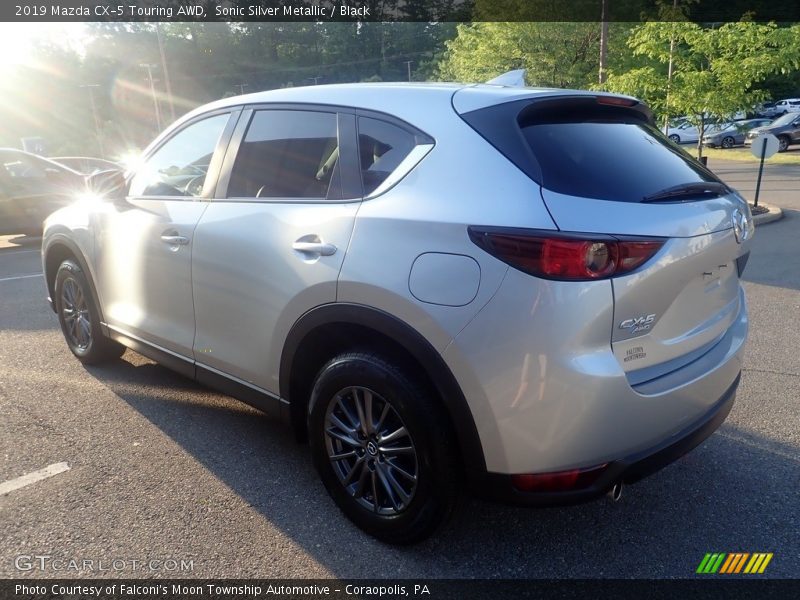 Sonic Silver Metallic / Black 2019 Mazda CX-5 Touring AWD