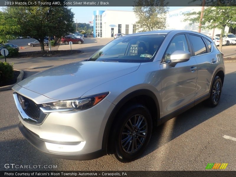 Sonic Silver Metallic / Black 2019 Mazda CX-5 Touring AWD