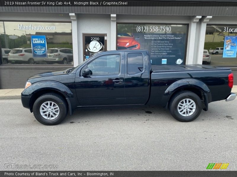Midnight Black / Graphite/Steel 2019 Nissan Frontier SV King Cab 4x4