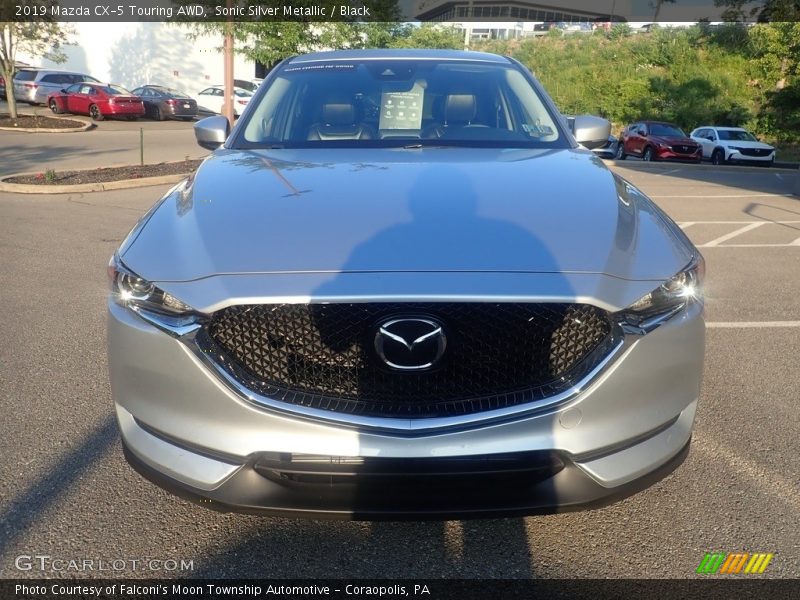 Sonic Silver Metallic / Black 2019 Mazda CX-5 Touring AWD