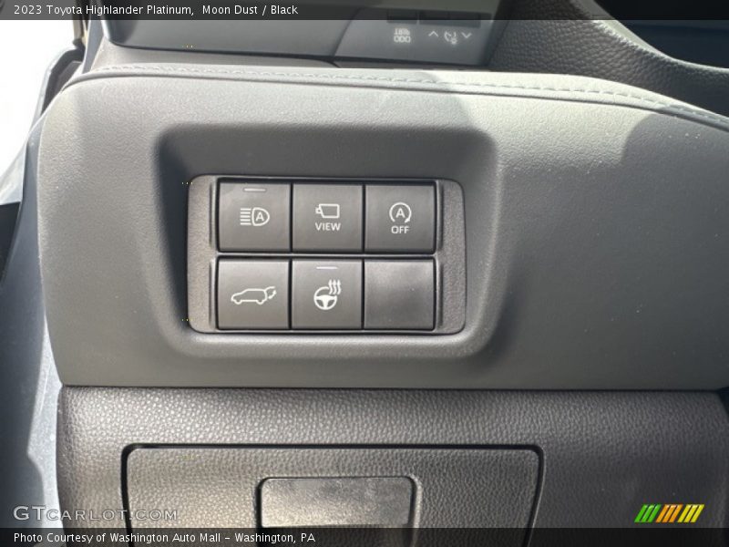 Moon Dust / Black 2023 Toyota Highlander Platinum