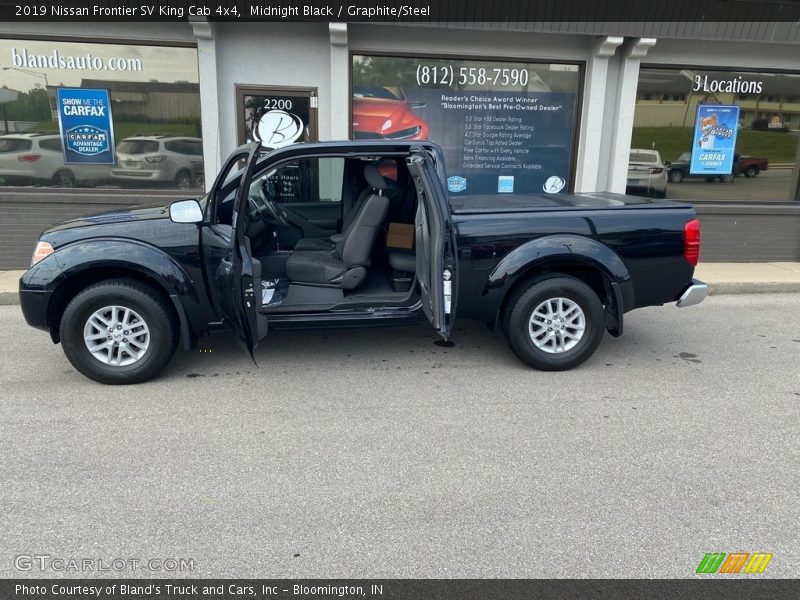 Midnight Black / Graphite/Steel 2019 Nissan Frontier SV King Cab 4x4
