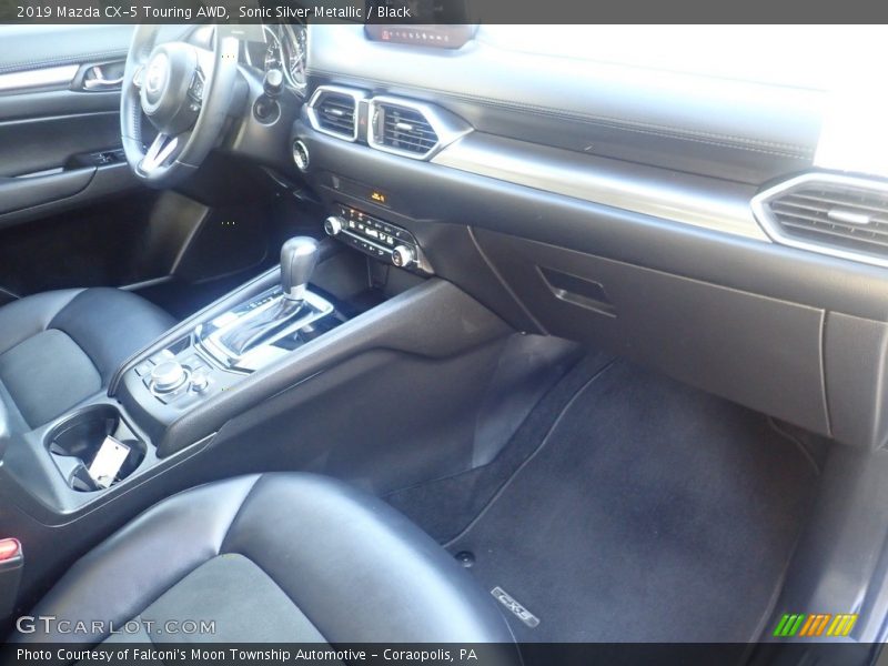 Sonic Silver Metallic / Black 2019 Mazda CX-5 Touring AWD