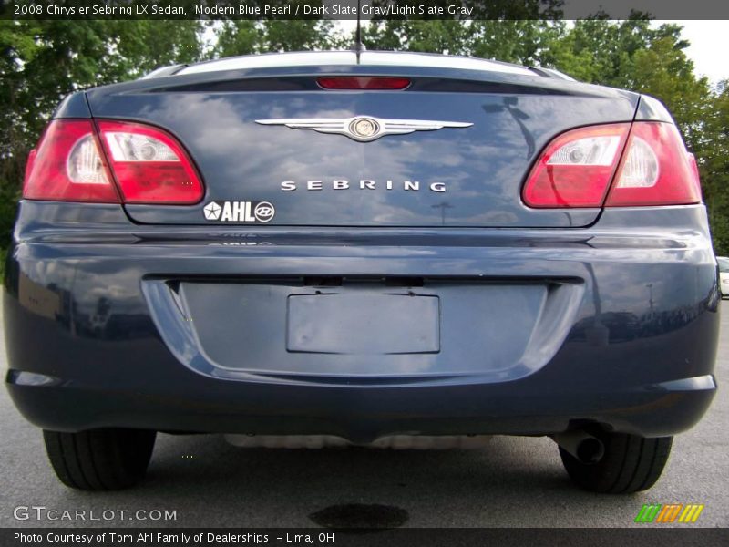 Modern Blue Pearl / Dark Slate Gray/Light Slate Gray 2008 Chrysler Sebring LX Sedan