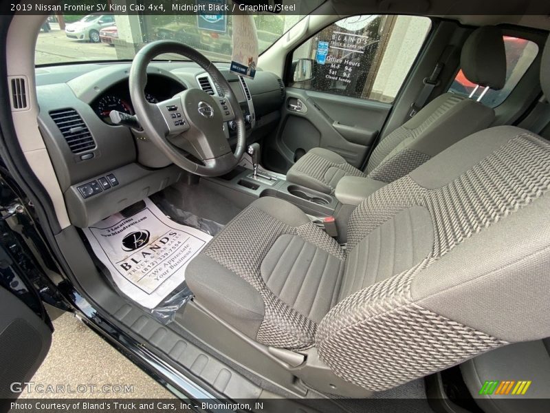 Front Seat of 2019 Frontier SV King Cab 4x4