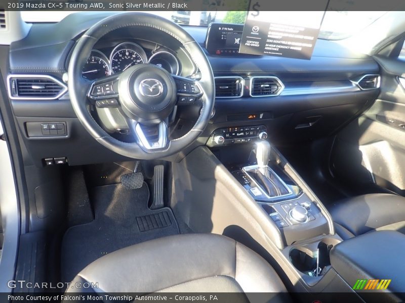 Sonic Silver Metallic / Black 2019 Mazda CX-5 Touring AWD