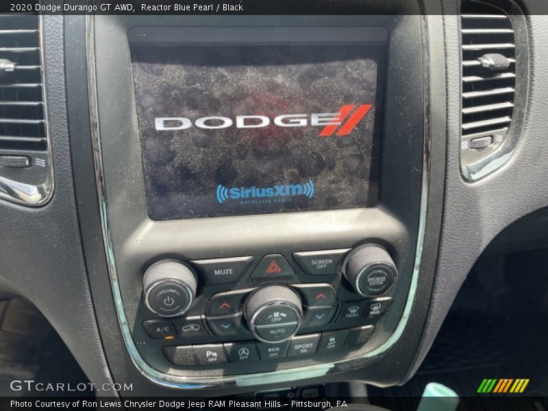 Reactor Blue Pearl / Black 2020 Dodge Durango GT AWD