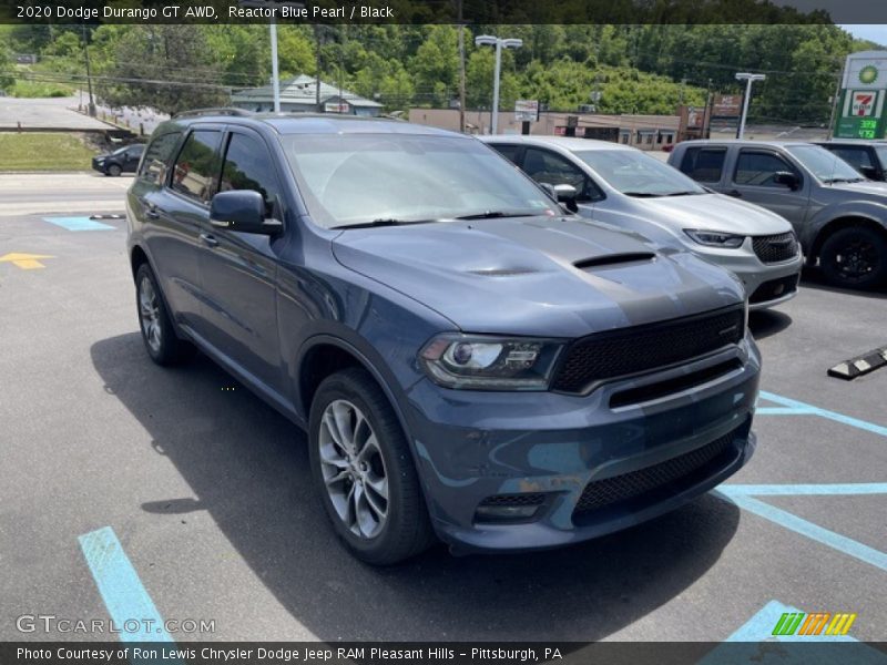 Reactor Blue Pearl / Black 2020 Dodge Durango GT AWD