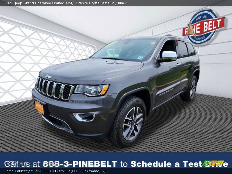 Granite Crystal Metallic / Black 2020 Jeep Grand Cherokee Limited 4x4
