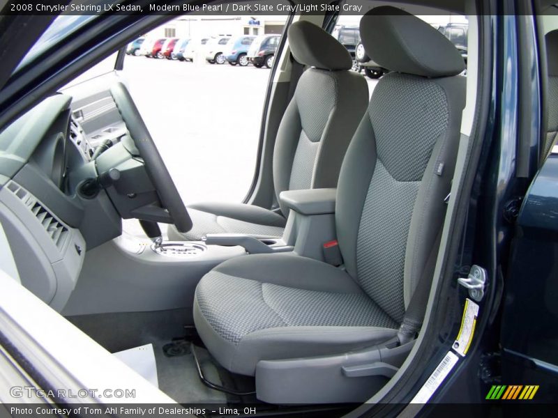 Modern Blue Pearl / Dark Slate Gray/Light Slate Gray 2008 Chrysler Sebring LX Sedan