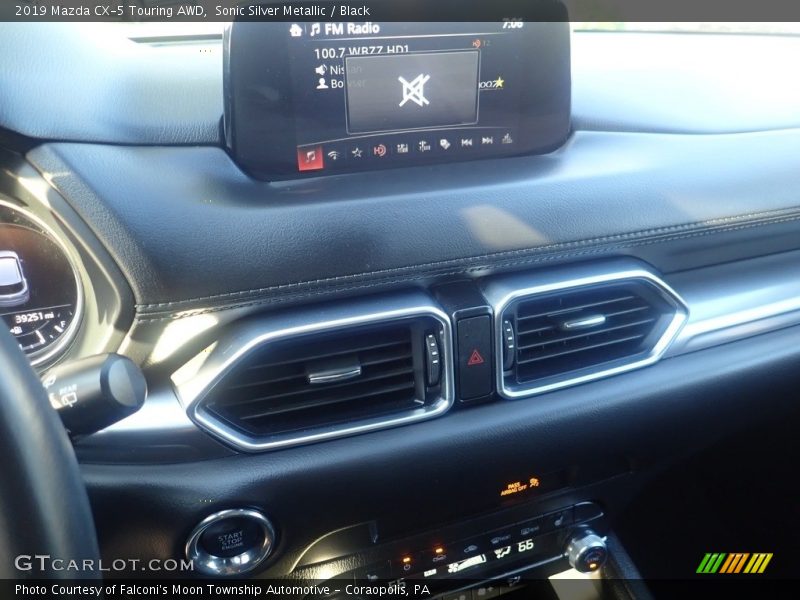 Sonic Silver Metallic / Black 2019 Mazda CX-5 Touring AWD