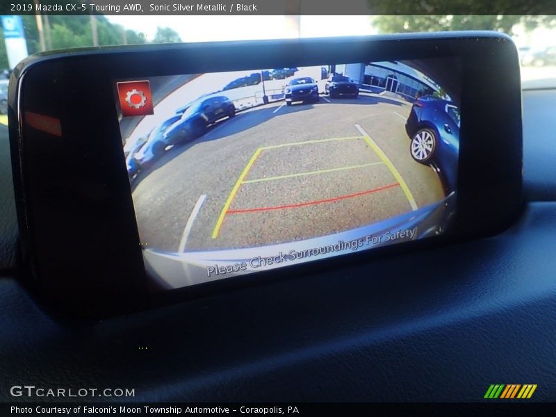 Sonic Silver Metallic / Black 2019 Mazda CX-5 Touring AWD