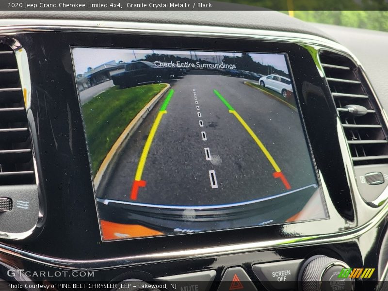 Controls of 2020 Grand Cherokee Limited 4x4