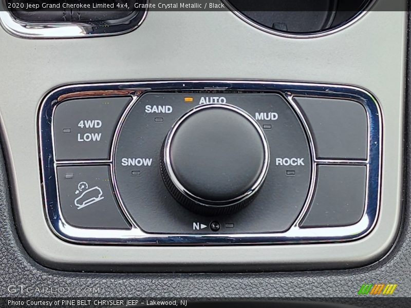 Controls of 2020 Grand Cherokee Limited 4x4
