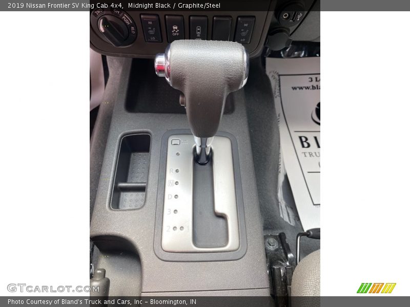  2019 Frontier SV King Cab 4x4 5 Speed Automatic Shifter