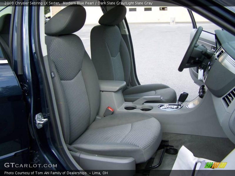 Modern Blue Pearl / Dark Slate Gray/Light Slate Gray 2008 Chrysler Sebring LX Sedan