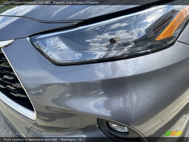 Magnetic Gray Metallic / Graphite 2023 Toyota Highlander XLE AWD