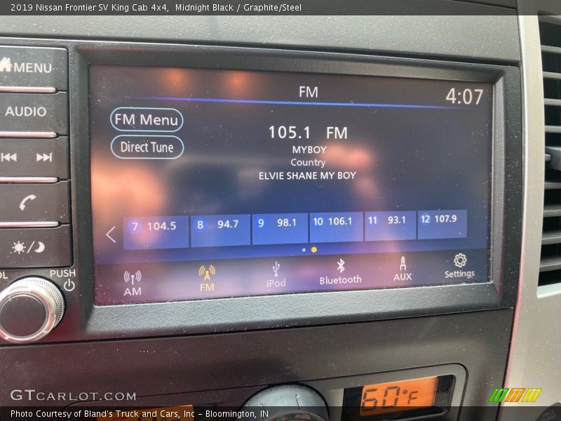 Midnight Black / Graphite/Steel 2019 Nissan Frontier SV King Cab 4x4