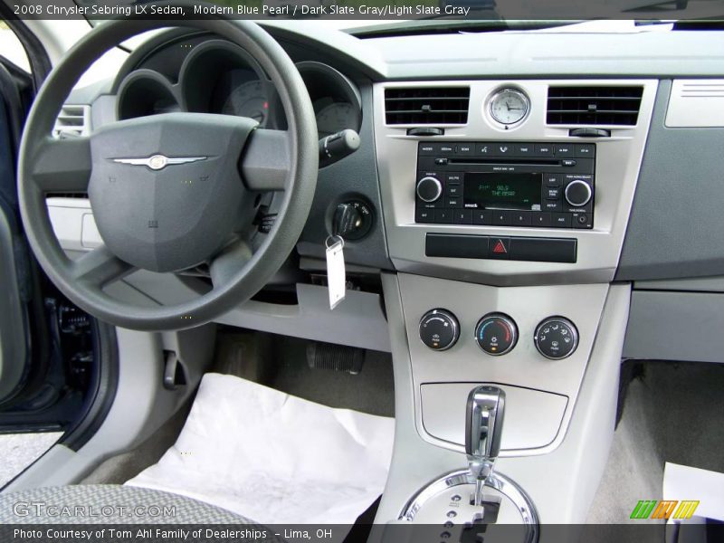 Modern Blue Pearl / Dark Slate Gray/Light Slate Gray 2008 Chrysler Sebring LX Sedan