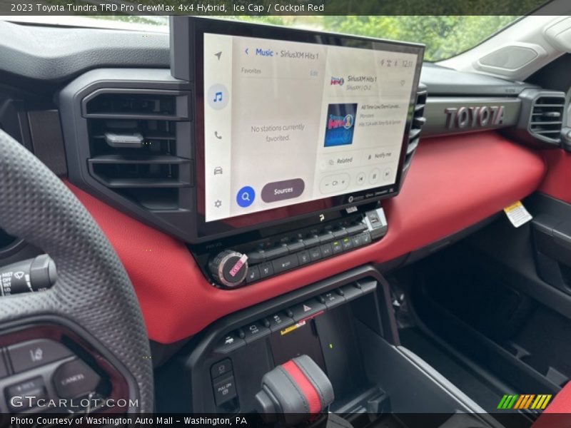 Ice Cap / Cockpit Red 2023 Toyota Tundra TRD Pro CrewMax 4x4 Hybrid