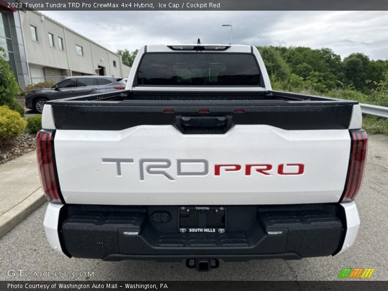 Ice Cap / Cockpit Red 2023 Toyota Tundra TRD Pro CrewMax 4x4 Hybrid