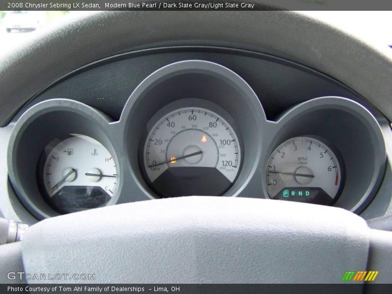 Modern Blue Pearl / Dark Slate Gray/Light Slate Gray 2008 Chrysler Sebring LX Sedan