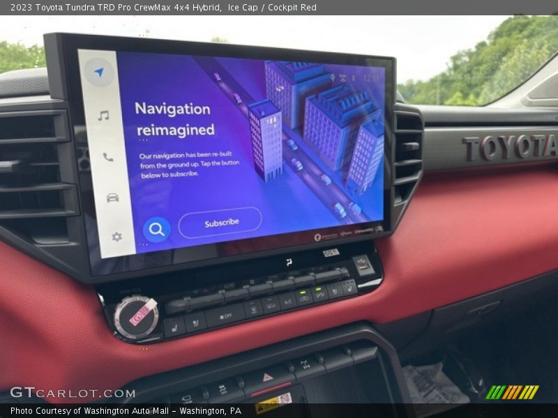 Ice Cap / Cockpit Red 2023 Toyota Tundra TRD Pro CrewMax 4x4 Hybrid