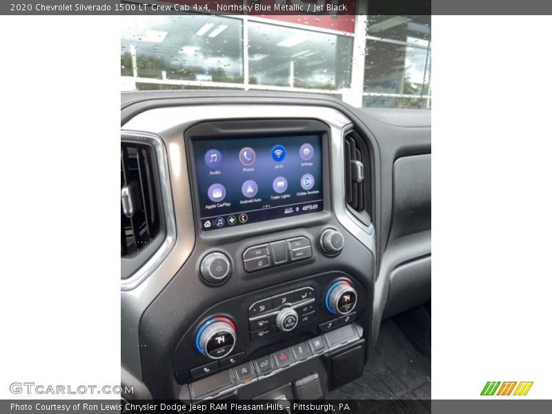 Northsky Blue Metallic / Jet Black 2020 Chevrolet Silverado 1500 LT Crew Cab 4x4
