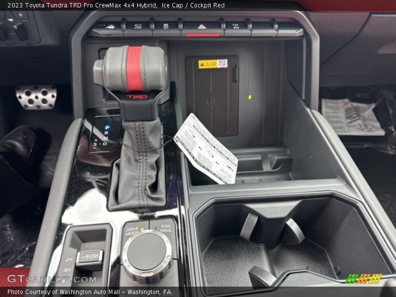 Ice Cap / Cockpit Red 2023 Toyota Tundra TRD Pro CrewMax 4x4 Hybrid
