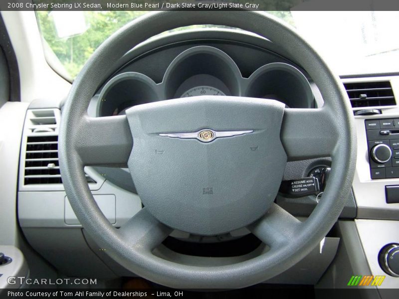 Modern Blue Pearl / Dark Slate Gray/Light Slate Gray 2008 Chrysler Sebring LX Sedan